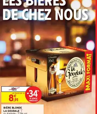 Intermarché BIÈRE BLONDE LA GOUDALET offre