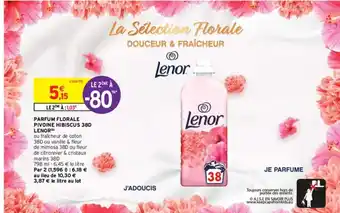 Intermarché PARFUM FLORALE PIVOINE HIBISCUS 38D LENOR) offre