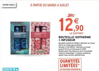 Intermarché BOUTEILLE ISOTHERME + INFUSEUR offre