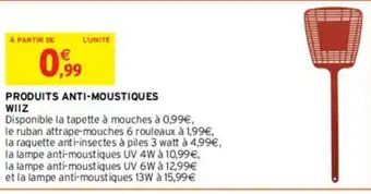 Intermarché PRODUITS ANTI-MOUSTIQUES WIIZ offre