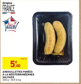 ANDOUILLETTES PANÉES À LA MÉDITERRANÉENNES SALFADIS