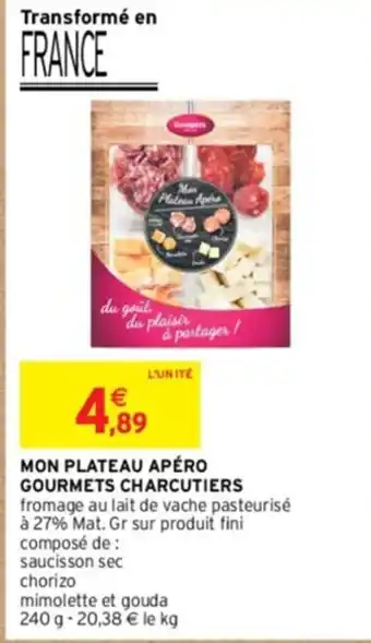 MON PLATEAU APÉRO GOURMETS CHARCUTIERS