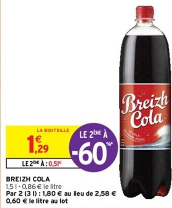 Intermarché BREIZH COLA offre