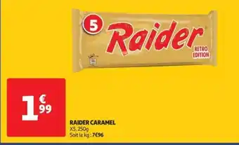 Auchan RAIDER CARAMEL X5, 250g offre
