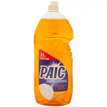 Action Liquide vaisselle paic offre