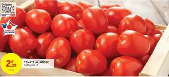 TOMATE ALLONGEE Catégorie : 1