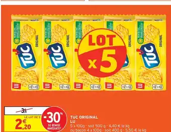 Intermarché Express TUC ORIGINAL LU offre