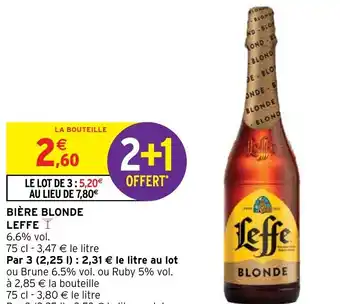 BIÈRE BLONDE LEFFET