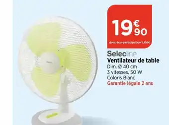 Bi1 Ventilateur de table offre