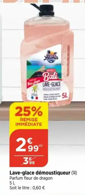 Bi1 Lave-glace démoustiqueur (14) Parfum fleur de dragon offre