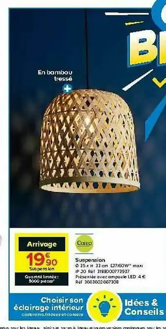 Castorama Suspension offre