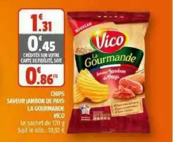 Coccimarket Chips Saveur Jambon De Pays La Gourmande Vico offre