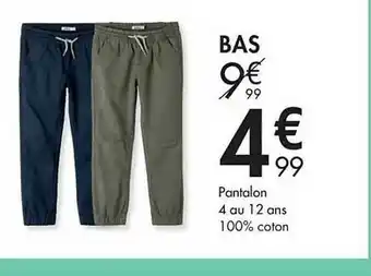 Pantalon 4 Au 12 Ans