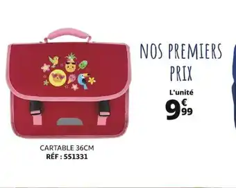Auchan CARTABLE 36CM offre