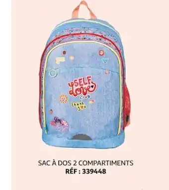 Auchan SAC À DOS 2 COMPARTIMENTS RÉF : 339448 offre