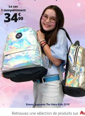 Auchan Le sac 1 compartiment offre