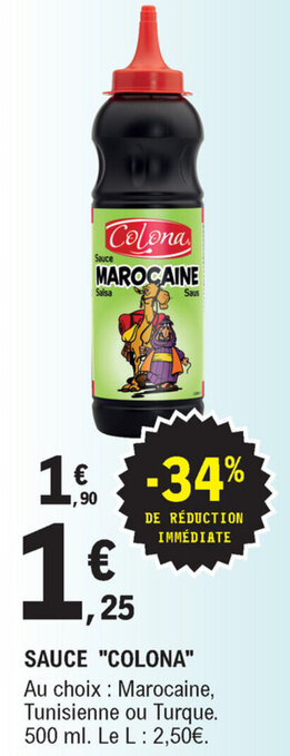 E.Leclerc Sauce "Colona" offre