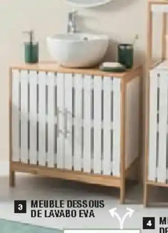 La Foir'Fouille Meuble Dess Ous De Lavabo Eva offre