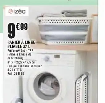 La Foir'Fouille Panier a Linge Pliable offre