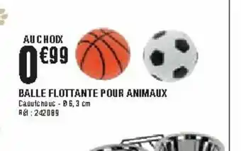 La Foir'Fouille Balle Floitte Pour Animaux offre