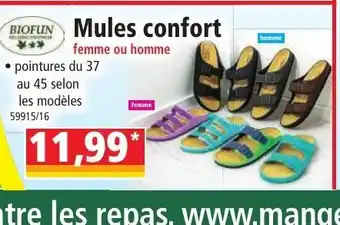 Norma Mules confort offre