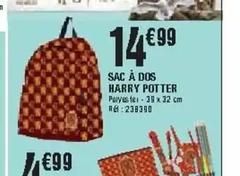 La Foir'Fouille Sac a Dos Harry Potter offre