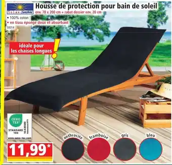 Norma Housse de protection pour bain de soleil offre