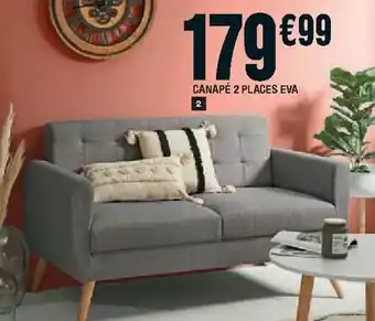 La Foir'Fouille Canape 2 Places Eva offre