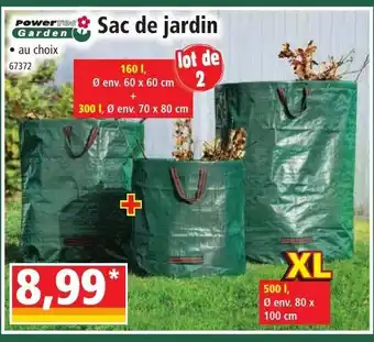 Norma Sac de jardin lot de 2 offre