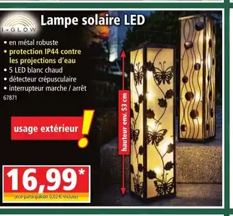 Norma Lampe solaire LED offre