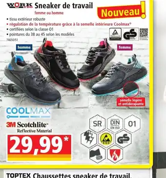 Norma WORK Sneaker de travail offre