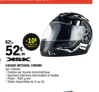 E.Leclerc L'Auto Casque Integrak Chrono offre