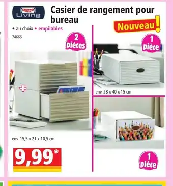 Norma Casier de rangement pour bureau offre