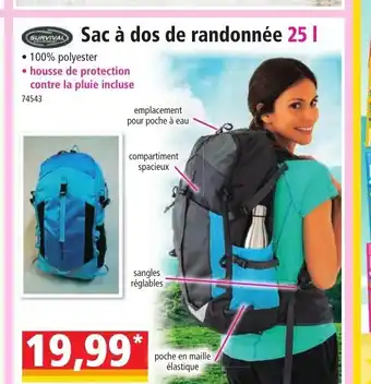 Norma Sac à dos de randonnée 25 I offre