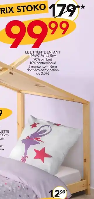 Stokomani Atmosphera for kids le lit tente enfant offre