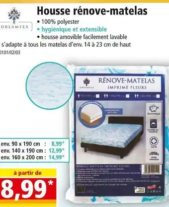 Norma Dreamtex housse rénove-matelas offre