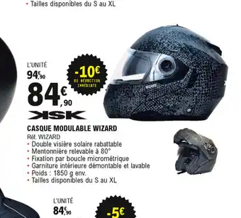 E.Leclerc L'Auto Casque Modulable Wizard offre