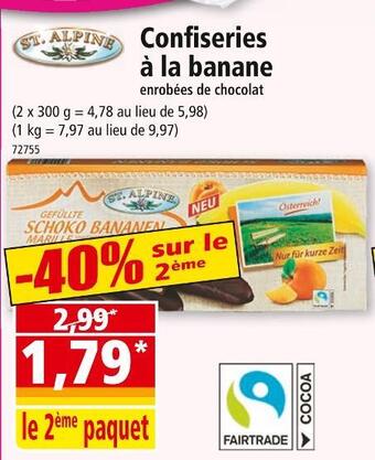 Norma Confiseries à la banane offre
