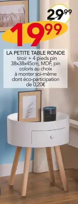 Stokomani La petite table ronde offre