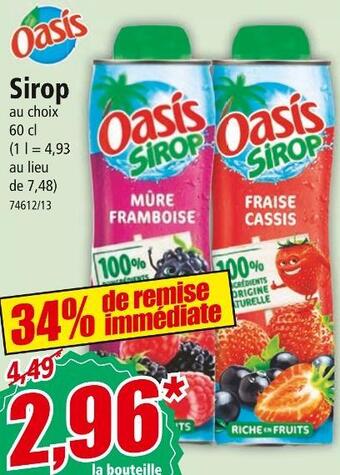 Norma Oasis sirop offre