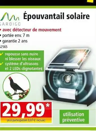 Norma Épouvantail solaire offre