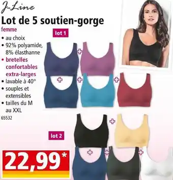Norma Lot de 5 soutien-gorge offre
