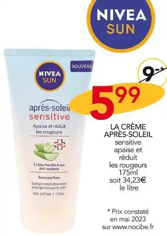 Stokomani Nivea sun la crème après-soleil offre