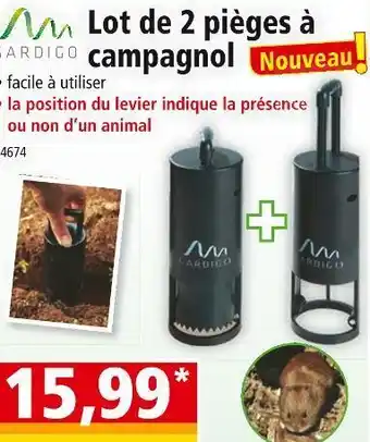 Norma Gardigo lot de 2 pièges à campagnol offre