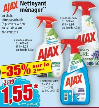 Norma Ajax nettoyant ménager* offre