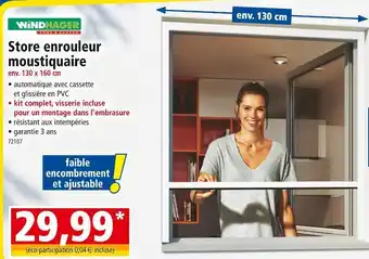 Store enrouleur moustiquaire