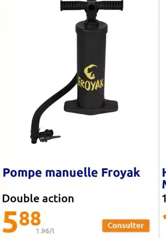Action Pompe manuelle Froyak offre
