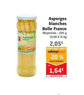 Colruyt Asperges Blanches Belle France offre