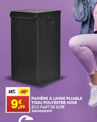 Maxi Bazar Paniére a Linge Pliable Tissu offre