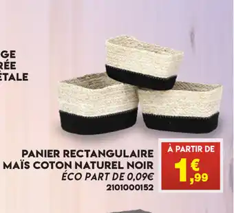Maxi Bazar Panier Rectangulaire offre